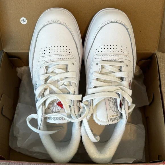 Reebok Club C Double Women. 7.5, perfect condition. Never worn, new with tags. - Picture 2 of 3